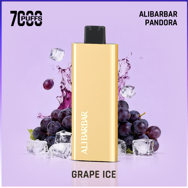 Alibarbar Pandora Grape Ice 7000 Puffs - ALIBARBAR INGOT VAPE AUSTRALIA  STORE