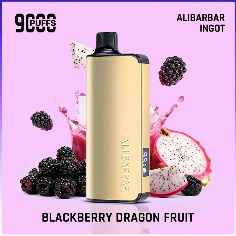 Alibarbar Ingot FTP (Blackberry Dragon Fruit) 9000 Puffs