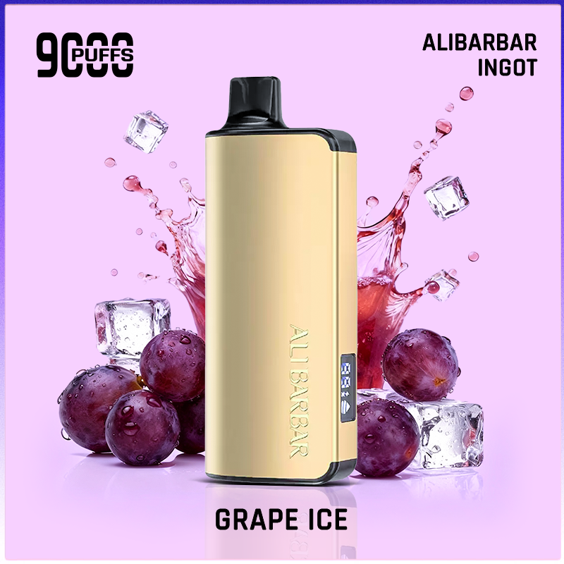 Alibarbar Ingot Grape Ice 9000 Puffs
