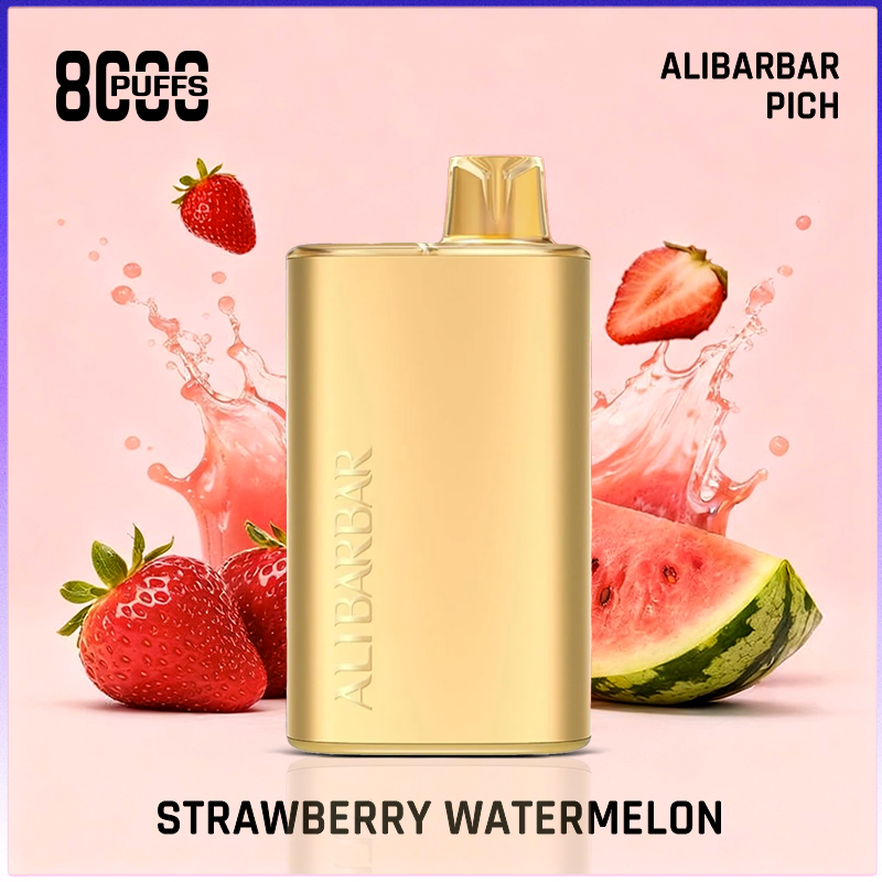 Alibarbar Rich Strawberry Watermelon 8000 Puffs