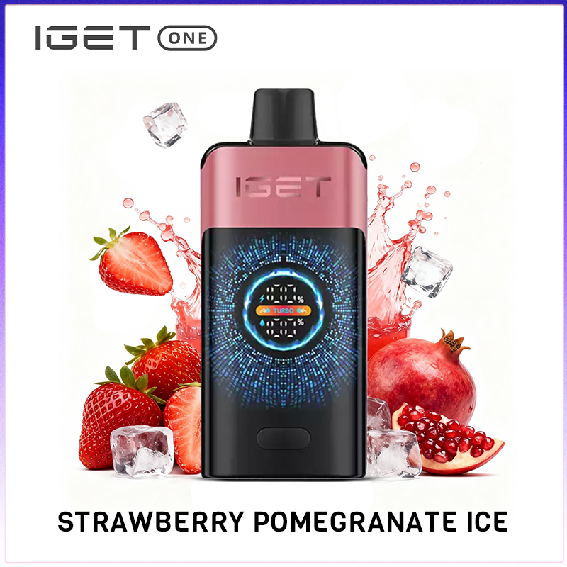 IGET One Strawberry Pomegranate Ice 12000 puffs