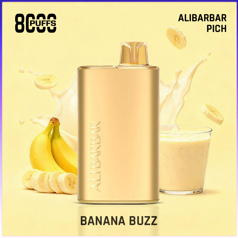 Alibarbar Rich Banana Buzz 8000 Puffs