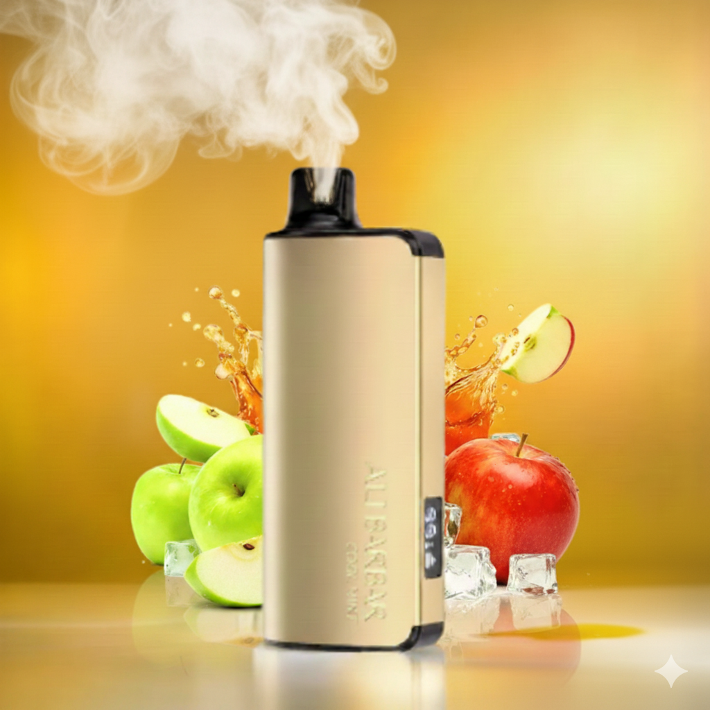 Alibarbar Ingot Double Apple 9000 Puffs Review: The Perfect Fusion of Classic Dual Apple Flavour and Industrial Design