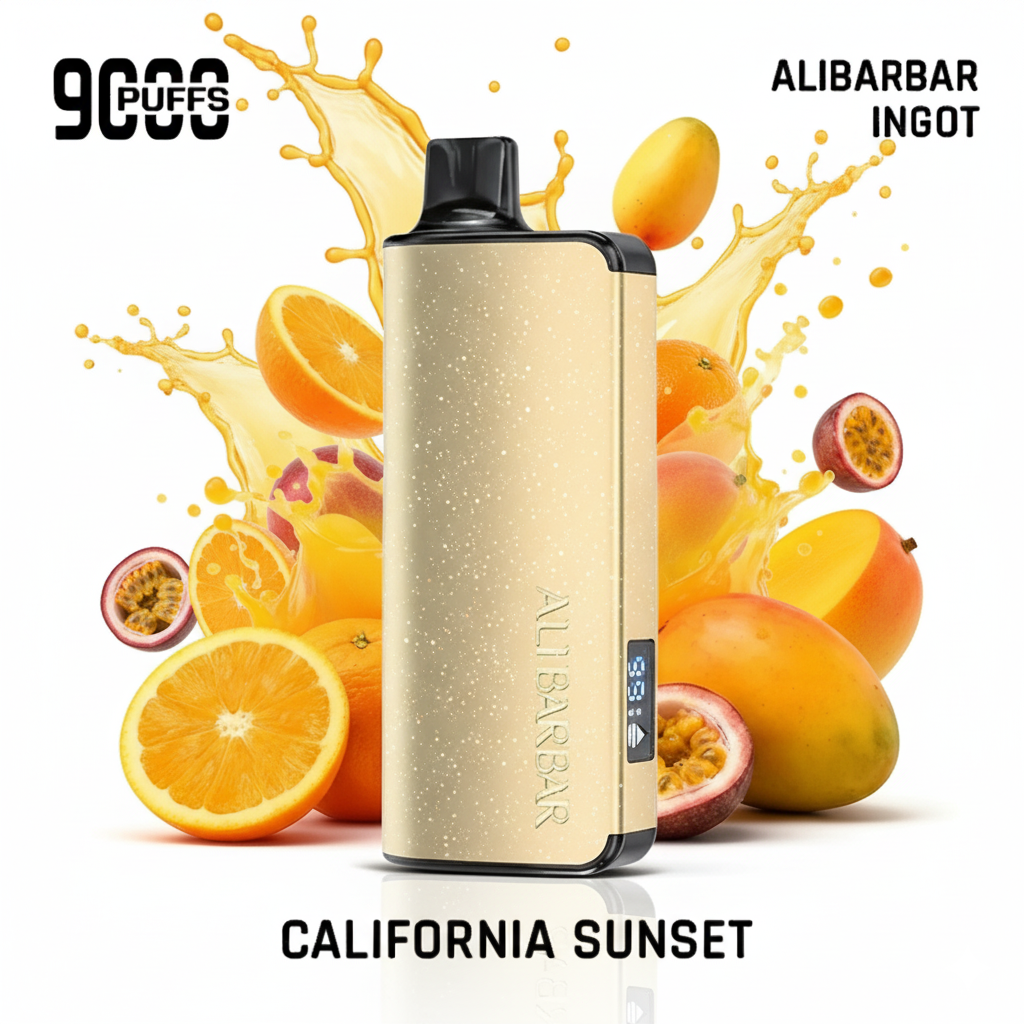 Alibarbar Ingot 9000 California Sunset (Fanta) Review: Flavour Accuracy and the Truth Behind 9,000 Puffs