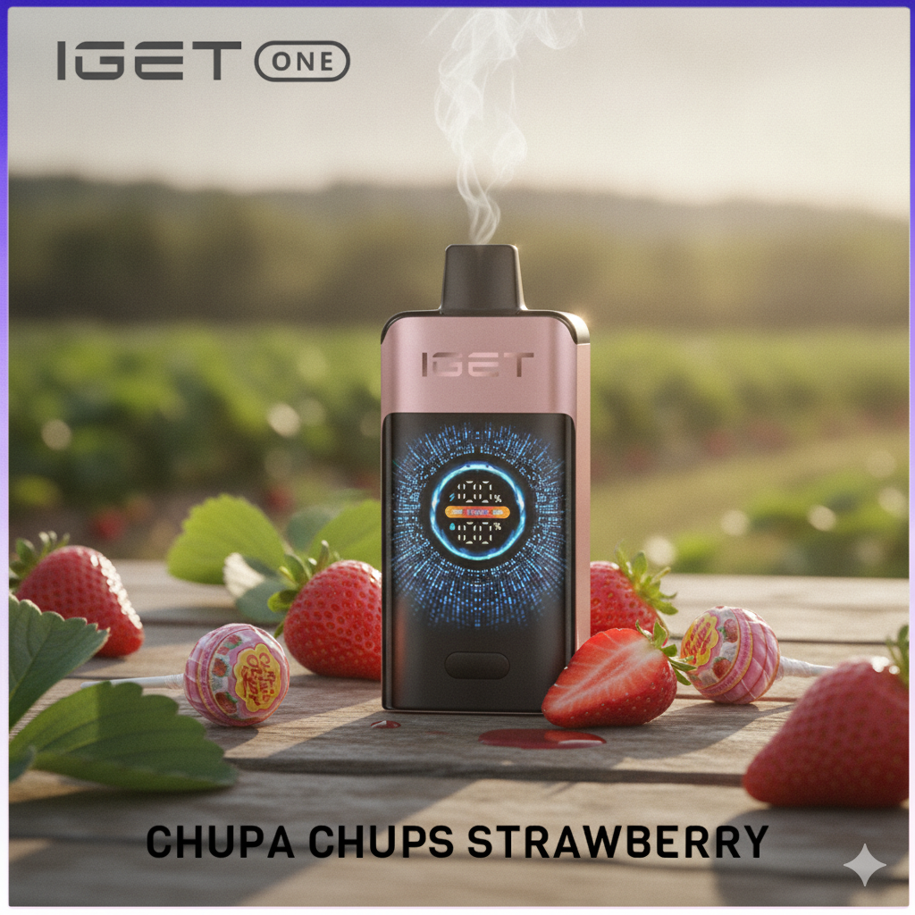 IGET One Chupa Chups Strawberry Flavours Review: Is This the Ultimate 12,000 Puff Experience?