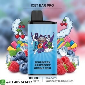 IGET Bar Pro Blueberry Raspberry Bubble Gum 10000 Puffs