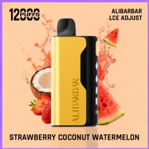 ALIBARBAR Ice Adjust 12000 Puffs Strawberry Coconut Watermelon