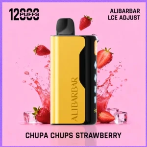 ALIBARBAR Ice Adjust 12000 Puffs Chuppa chupps strawberry